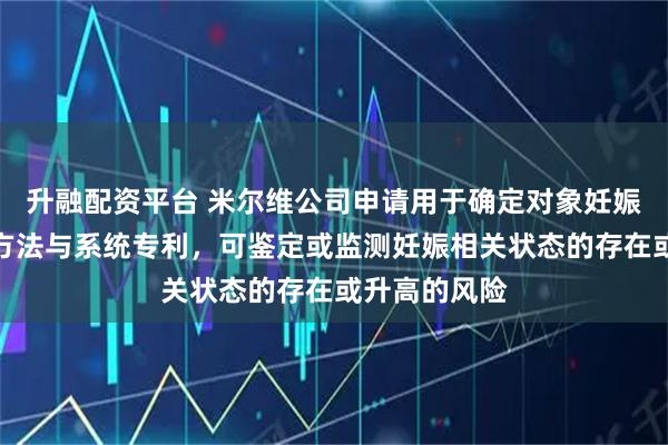 升融配资平台 米尔维公司申请用于确定对象妊娠相关状态的方法与系统专利，可鉴定或监测妊娠相关状态的存在或升高的风险